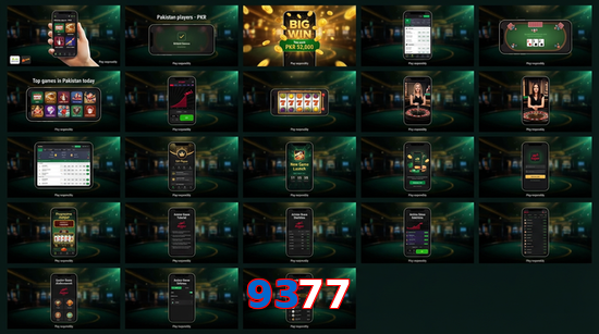 Main screen of 9377 bet page for PK players