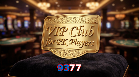 Main screen of 9377 vip page for PK players